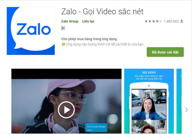 Cài đặt Zalo về điện thoại Cài đặt Zalo về điện thoại
