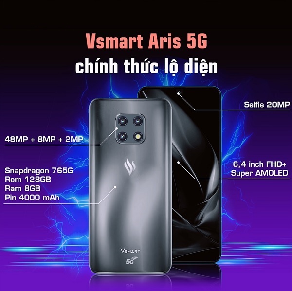 Vsmart Aris 5G Pro bất ngờ lộ điểm đánh giá benchmark Vsmart Aris 5G Pro bất ngờ lộ điểm đánh giá benchmark