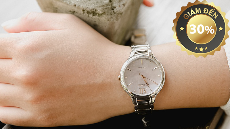 Đồng hồ Nữ Citizen EM0558-81Y - Eco-Drive Đồng hồ Nữ Citizen EM0558-81Y - Eco-Drive