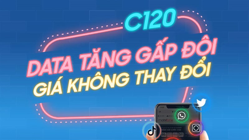 Hướng dẫn đăng ký gói cước C120 của MobiFone với ưu đai cực lớn Hướng dẫn đăng ký gói cước C120 của MobiFone với ưu đai cực lớn