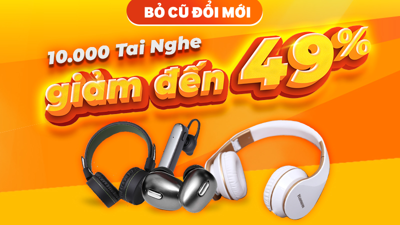 10.000 TAI NGHE GIẢM ĐẾN 49%