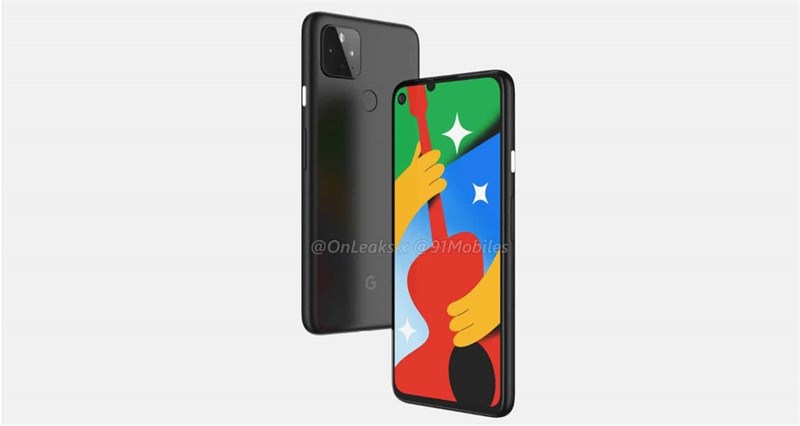 Google Pixel 4a 5G lộ ảnh render sắc nét với thiết kế tương tự như model 4G, màn hình ‘nốt ruồi’ cùng camera kép mặt sau