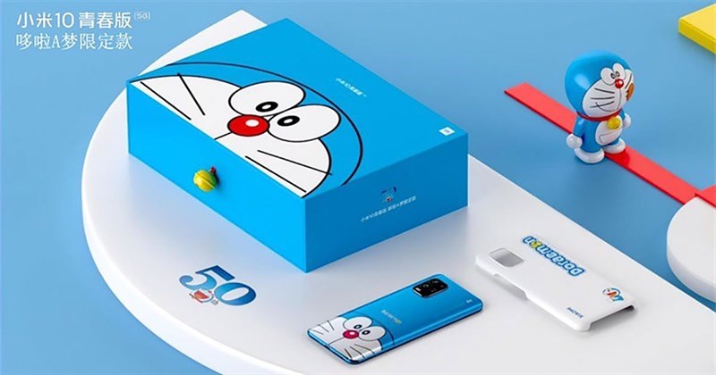 Xiaomi Mi 10 Youth Doraemon Limited Edition ra mắt với giá 9.4 triệu đồng: Chip Snapdragon 765G, RAM 8GB, camera zoom quang 5x