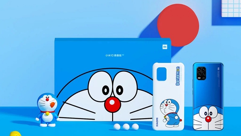 Xiaomi Mi 10 Youth Doraemon Limited Edition ra mắt với giá 9.4 triệu đồng: Chip Snapdragon 765G, RAM 8GB, camera zoom quang 5x