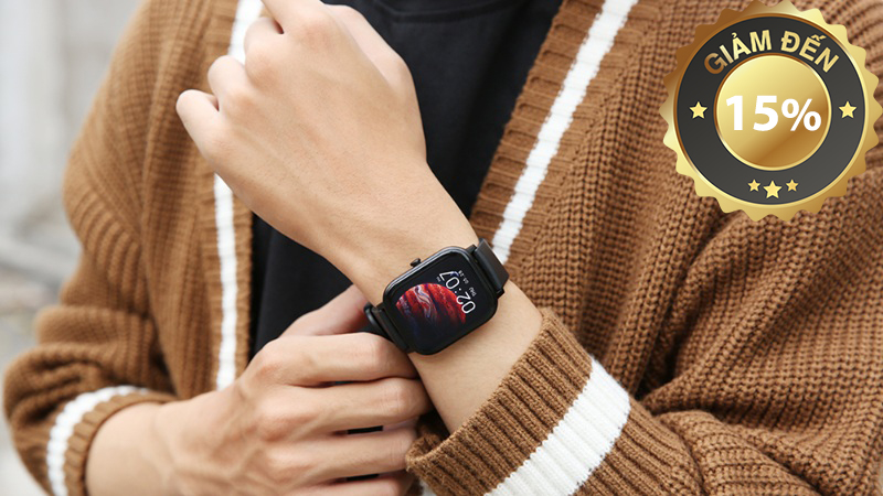 Đồng hồ thông minh Huami Amazfit GTS đen Đồng hồ thông minh Huami Amazfit GTS đen