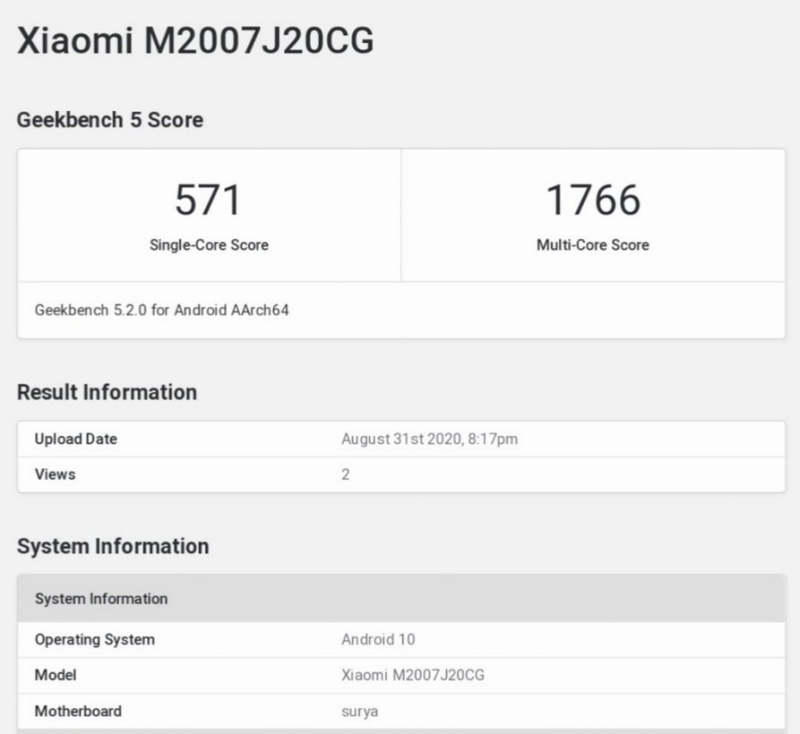 Điểm Geekbench Điểm Geekbench