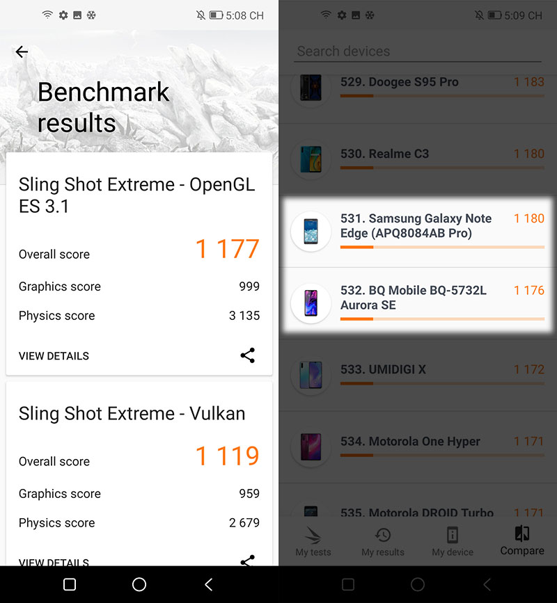 Điểm 3DMark trên Vsmart Live 4 Điểm 3DMark trên Vsmart Live 4