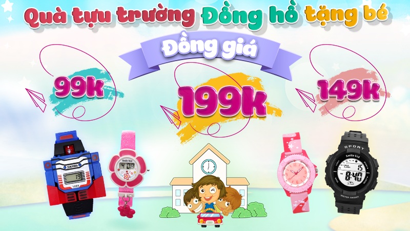 Đồng hồ trẻ em giảm giá Đồng hồ trẻ em giảm giá