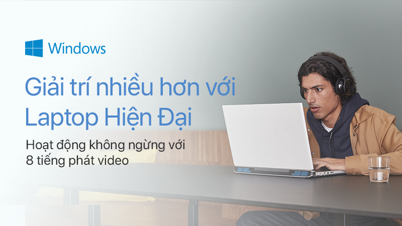 Giải trí với laptop hiện đại