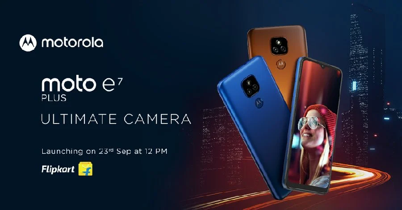 Moto E7 Plus với camera 48 MP, viên pin 5.000mAh xác nhận ngày ra mắt Moto E7 PLus