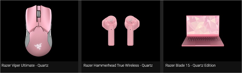 Razer bổ sung phiên bản màu Quartz & Mercury cho máy tính Blade 15, chuột Viper và tai nghe Hammerhead True Wireless Razer bổ sung phiên bản màu Quartz & Mercury cho máy tính Blade 15, chuột Viper và tai nghe Hammerhead True Wireless
