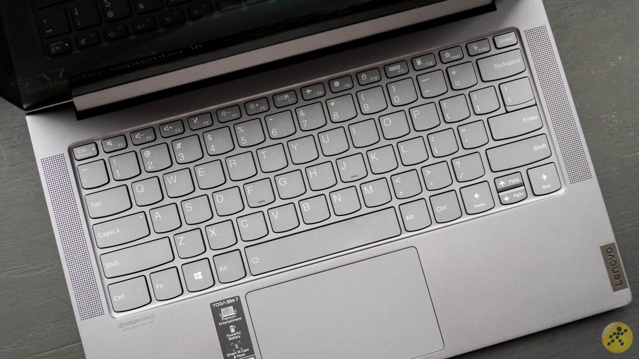 Bàn phím của Lenovo Yoga Slim 7 Bàn phím của Lenovo Yoga Slim 7