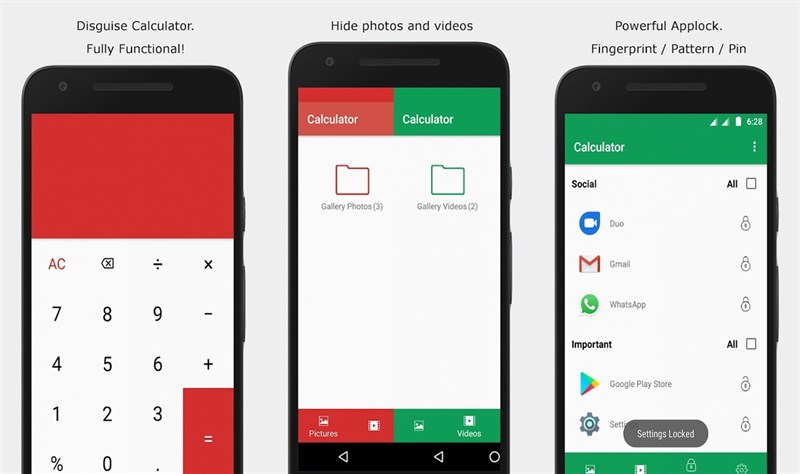 Calculator Locker: Hide Photos & Videos + Applock Calculator Locker: Hide Photos & Videos + Applock