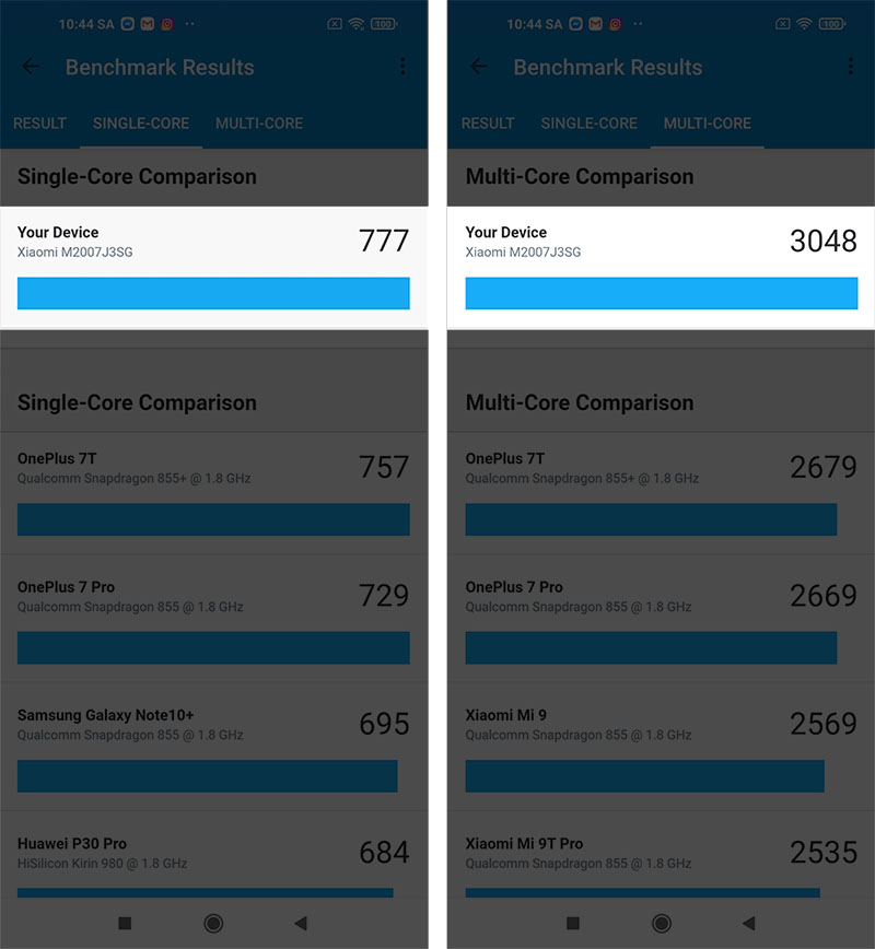 Test CPU bằng Geekbench 5