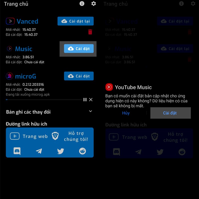 Nghe nhạc với Youtube Music Vanced trên Youtube không còn lo quảng cáo Nghe nhạc với Youtube Music Vanced trên Youtube không còn lo quảng cáo