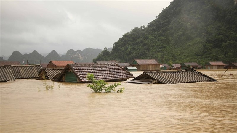 Cập nhật tình hình mưa bão