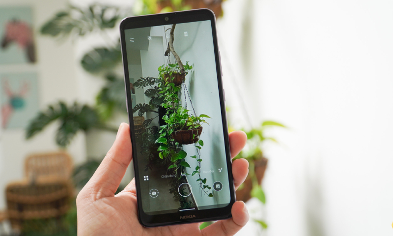 Giao diện chụp ảnh của Nokia 2.4 Giao diện chụp ảnh của Nokia 2.4