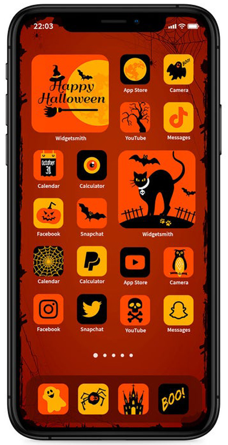 Cach-tuy-bien-giao-dien-iPhone-Halloween Cach-tuy-bien-giao-dien-iPhone-Halloween