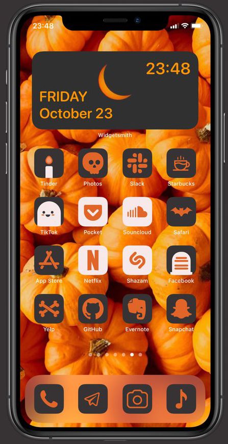 Cach-tuy-bien-giao-dien-iPhone-Halloween Cach-tuy-bien-giao-dien-iPhone-Halloween