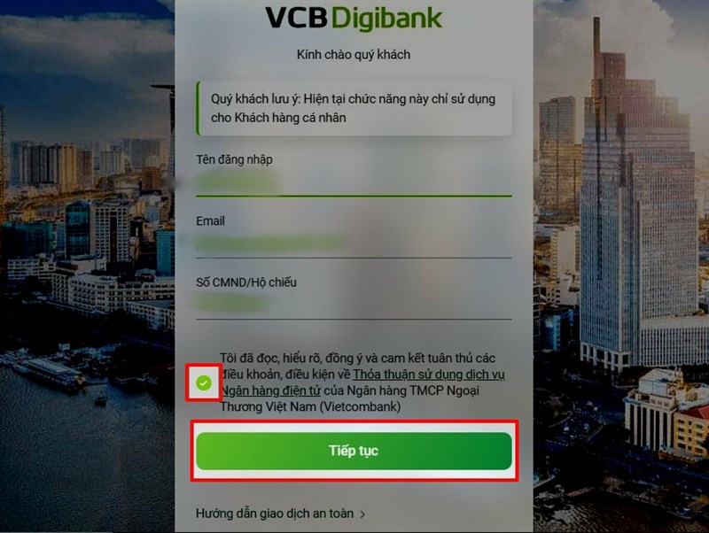 cách lấy lại mật khẩu tài khoản Vietcombank online siêu nhanh mà không phải ai cũng biết