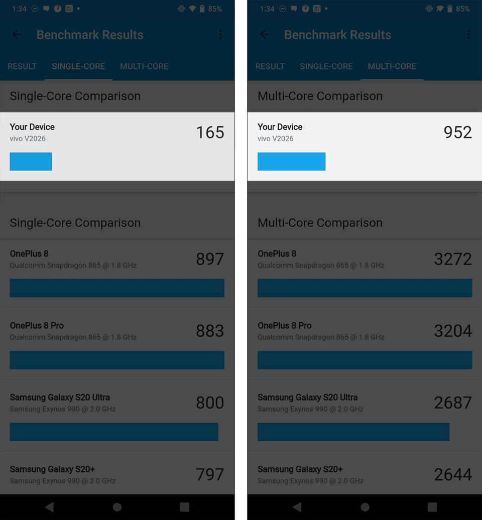 Đo CPU của Vivo Y12s bằng Geekbench 5 Đo CPU của Vivo Y12s bằng Geekbench 5