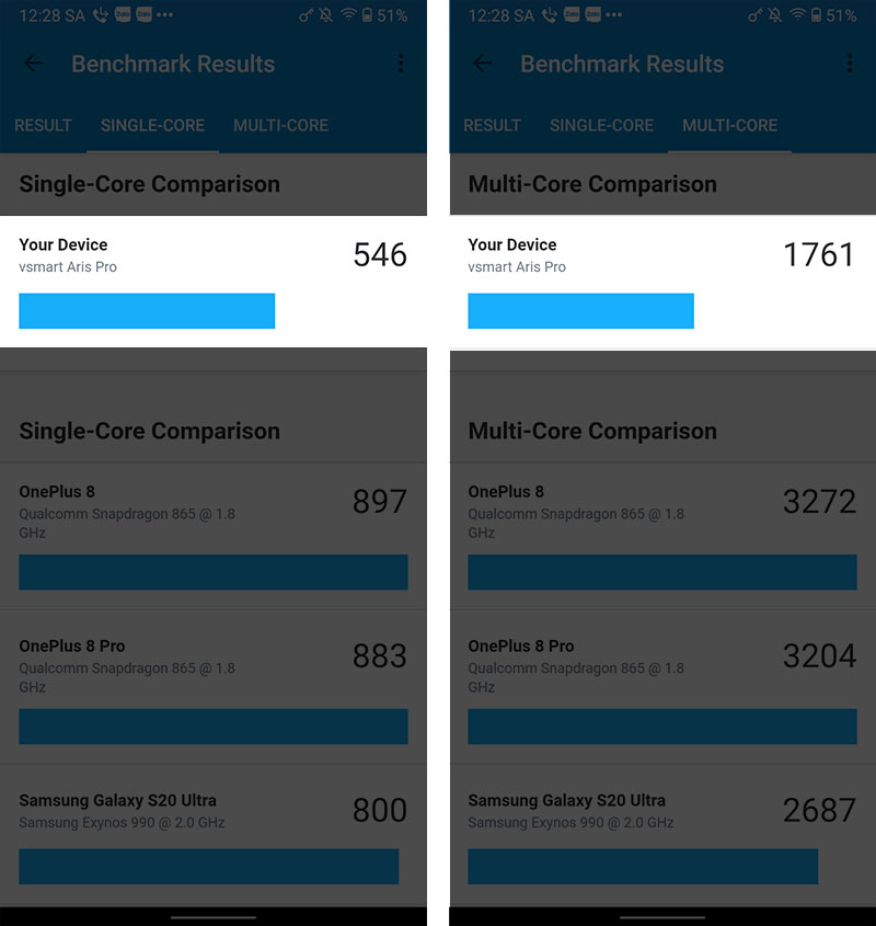 Đo CPU của Vsmart Aris Pro bằng Geekbench 5 Đo CPU của Vsmart Aris Pro bằng Geekbench 5