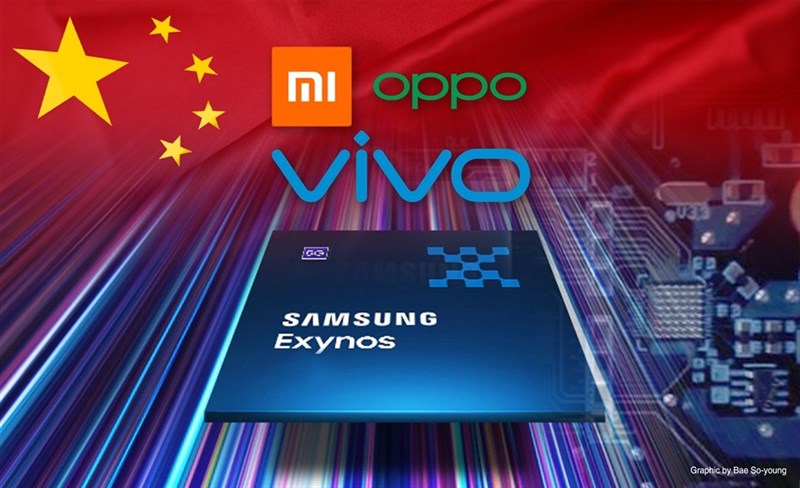 Samsung sẽ cung cấp bộ xử lý ứng dụng AP Exynos cho các nhà sản xuất smartphone Xiaomi, Vivo và OPPO