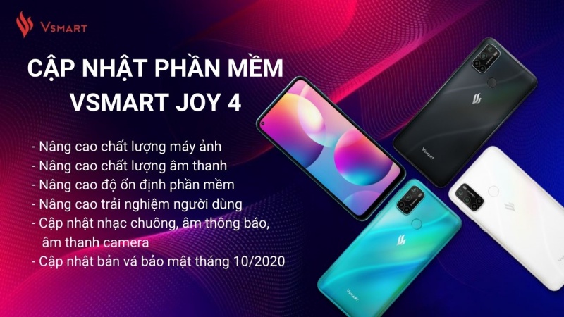 Vsmart Joy 4 được cập nhật phần mềm 102237347 Vsmart Joy 4 được cập nhật phần mềm 102237347
