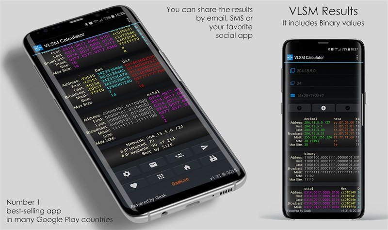 VLSM Calculator