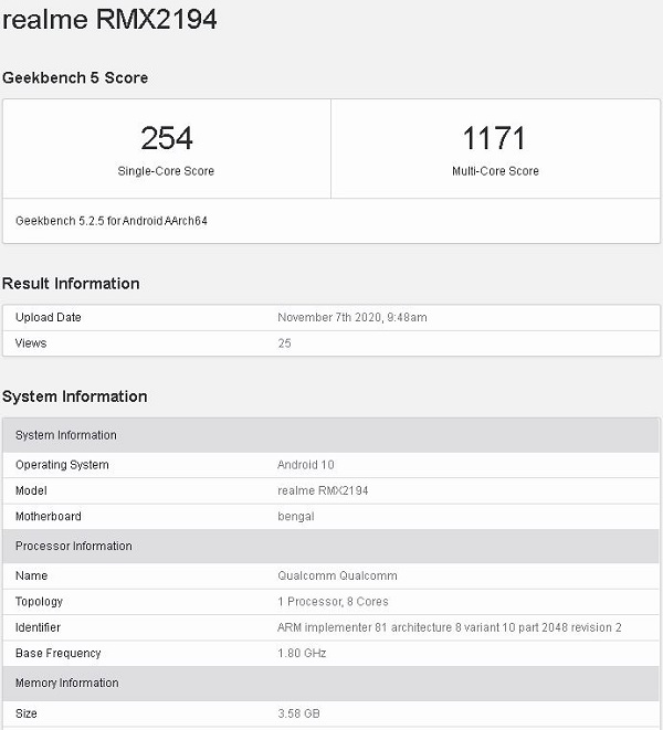 Realme RMX2194 Realme RMX2194