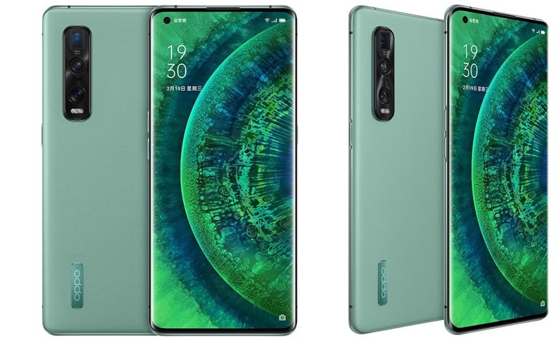 OPPO Reno5 dự kiến có phiên bản đặc biệt được phủ da ở mặt lưng tương tự Find X2 Pro Green Vegan Leather