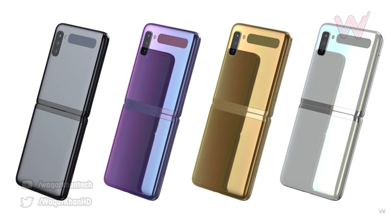 Mặt sau của Samsung Galaxy Z Flip 2 Mặt sau của Samsung Galaxy Z Flip 2