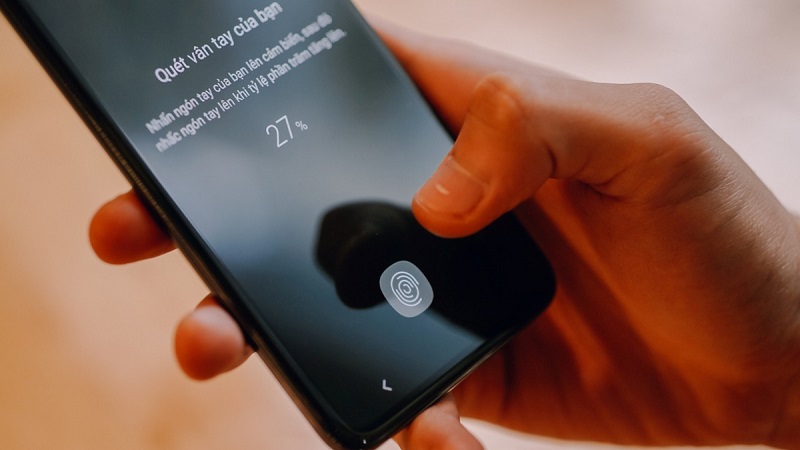 Tính năng cao cấp vân tay trong màn hình 