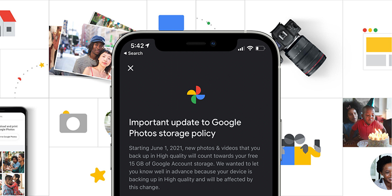 Google tạm ngưng lưu trữ ảnh miễn phí từ tháng 06/2021 Google tạm ngưng lưu trữ ảnh miễn phí từ tháng 06/2021