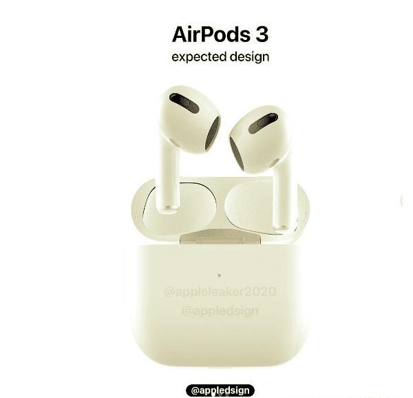 Xuất hiện mẫu thiết kế hết sức ấn tượng của tai nghe không dây AirPods 3, giống nhưng cũng khác so với AirPods Pro Xuất hiện mẫu thiết kế hết sức ấn tượng của tai nghe không dây AirPods 3, giống nhưng cũng khác so với AirPods Pro