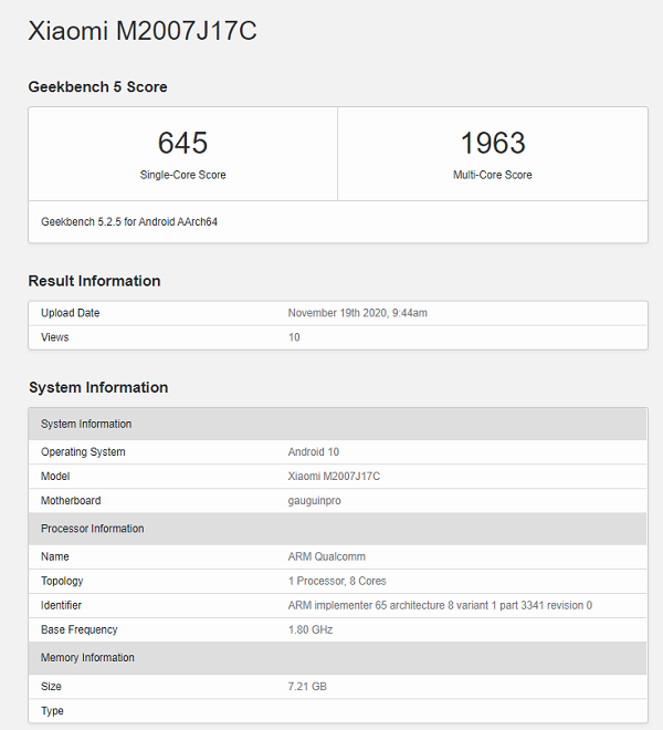 Geekbench