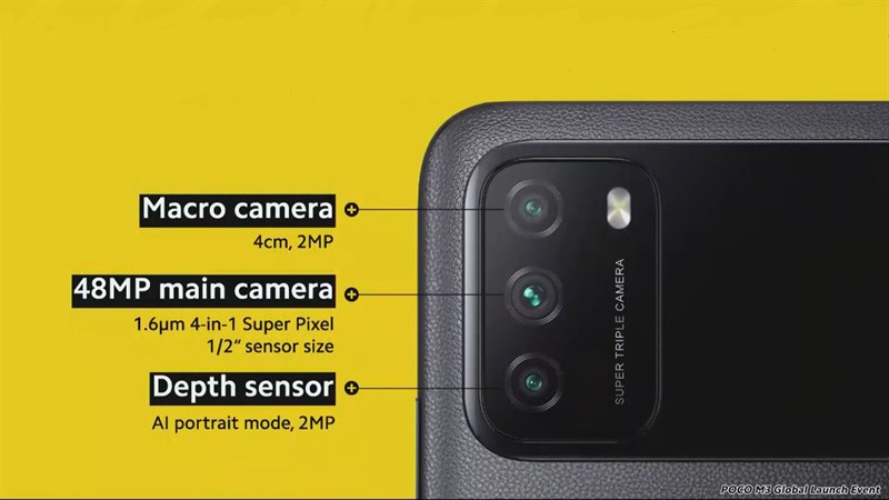 Thông số camera của POCO M3 Thông số camera của POCO M3