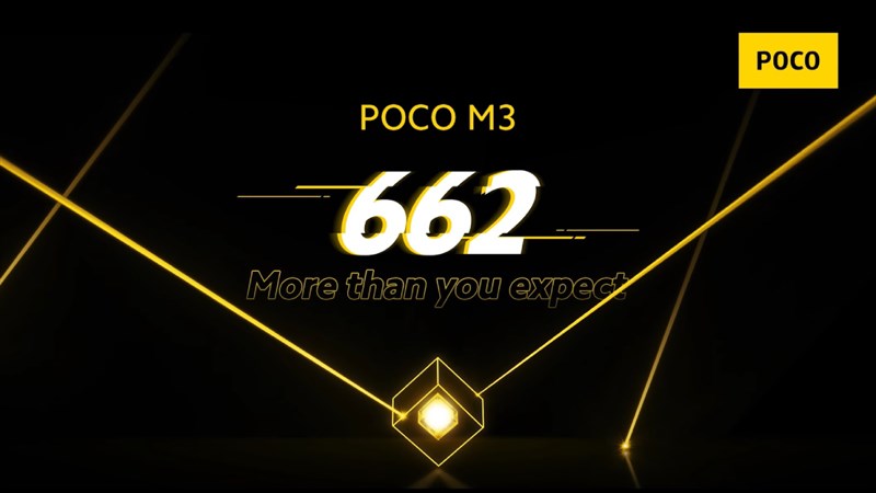 POCO M3 được trang bị con chip Snapdragon 662 POCO M3 được trang bị con chip Snapdragon 662