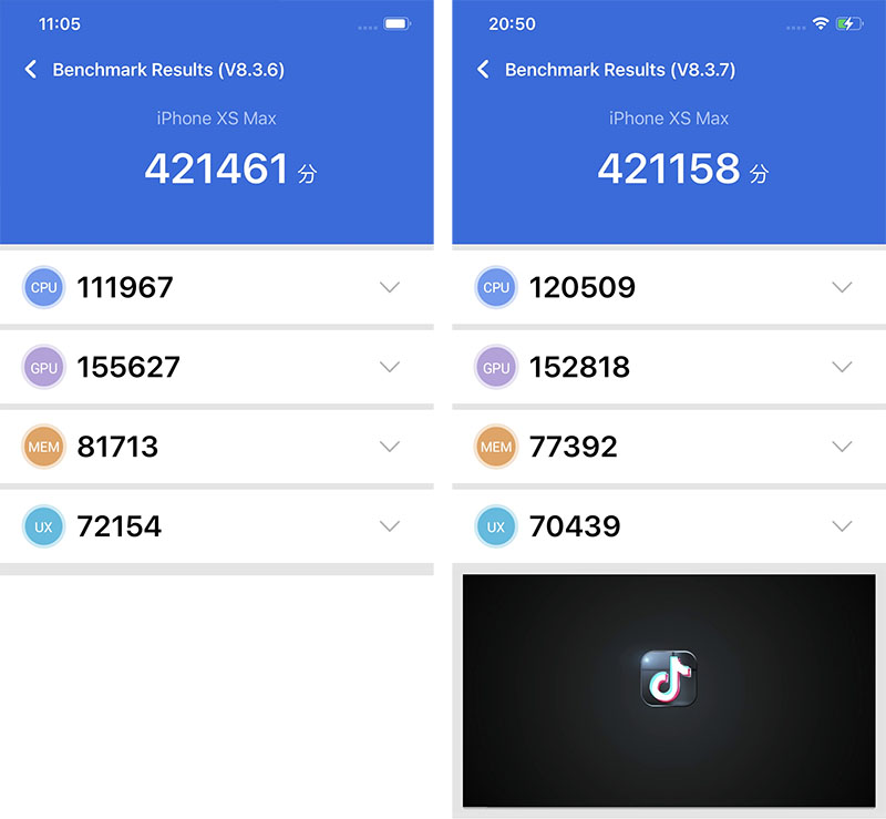 Đo hiệu năng iPhone Xs Max khi nâng cấp phần mềm Đo hiệu năng iPhone Xs Max khi nâng cấp phần mềm