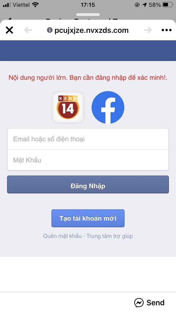 Cảnh báo lừa đảo: Mất tài khoản Facebook vì bị người lạ tag tên