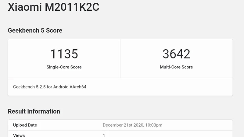 Điểm Geekbench Điểm Geekbench