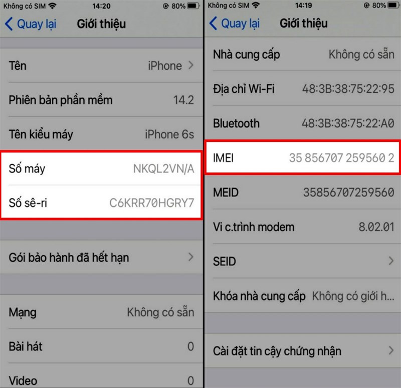  Kiểm tra nguồn gốc của máy dựa vào IMEI 