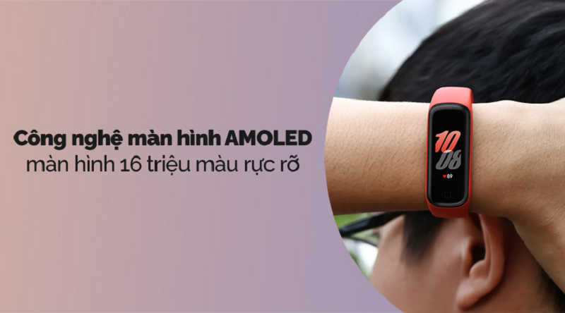 Galaxy Fit2 sở hữu màn hình AMOLED