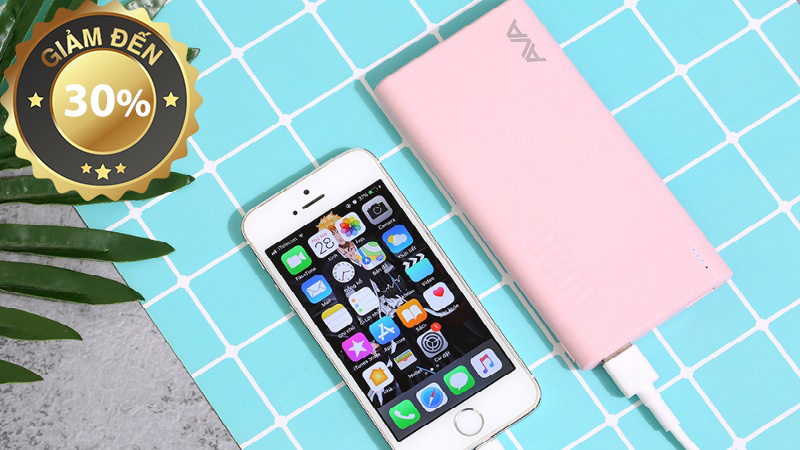 Pin sạc dự phòng Polymer 10.000mAh AVA PJ JP207 Xám Pin sạc dự phòng Polymer 10.000mAh AVA PJ JP207 Xám