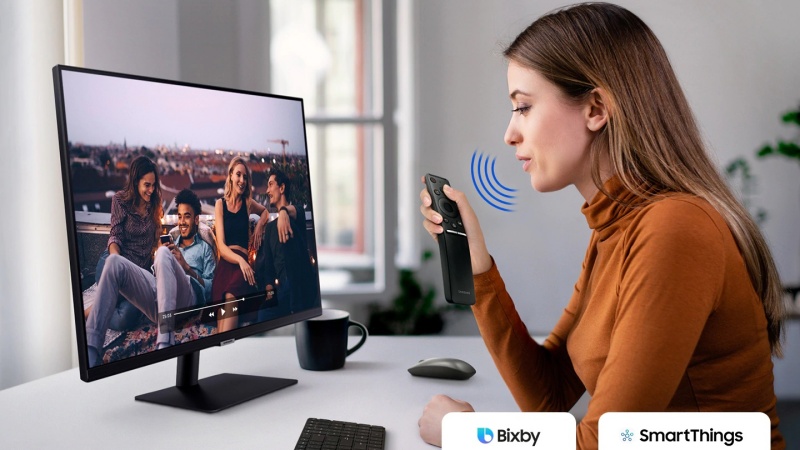 Remote điều khiển từ xa hỗ trợ nhận dạng giọng nói Bixby