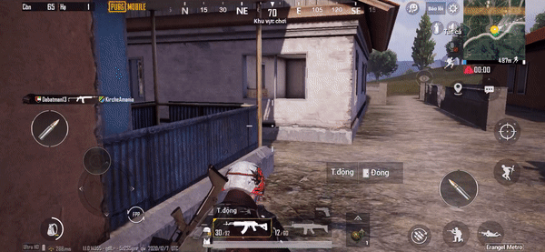 Test game PUBG trên iPhone 11