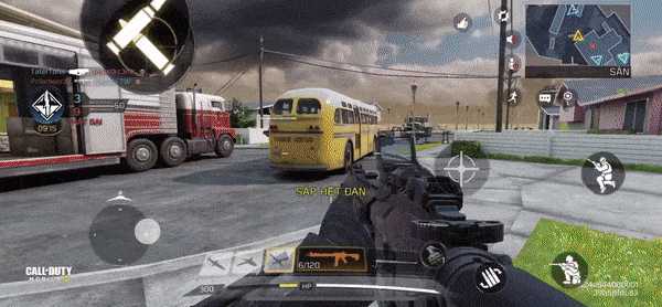 Test game Call Of Duty bằng iPhone 12