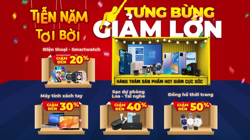 Ưu đãi xả hàng cuối năm