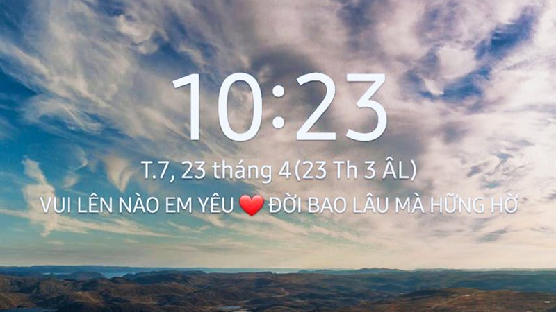Cách hiển thị lịch âm trên màn hình khóa Cách hiển thị lịch âm trên màn hình khóa