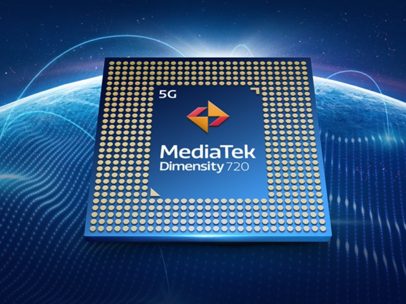 Con chíp Dimensity 720 5G được trang bị trên Galaxy A22 Con chíp Dimensity 720 5G được trang bị trên Galaxy A22